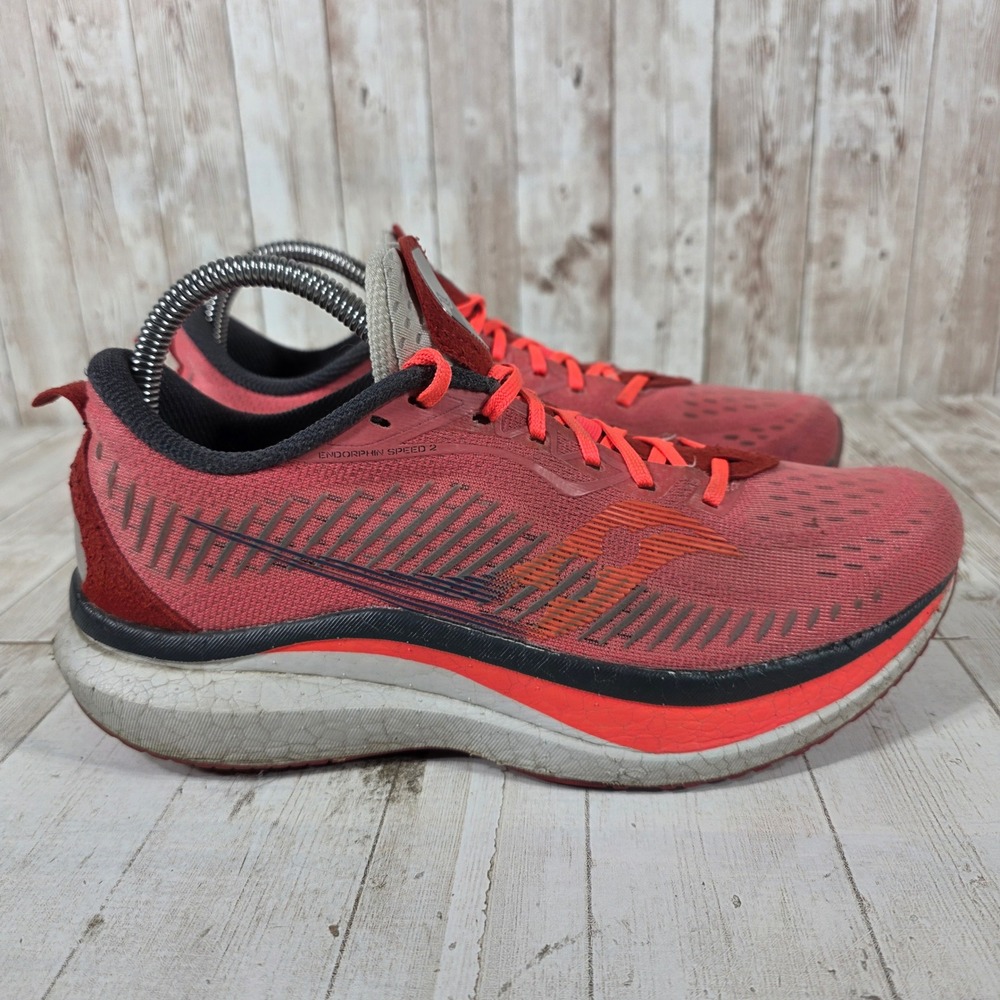 Saucony Endorphin Speed 2 Womens Running Shoes Red Orange S10688-90 Size 8.5